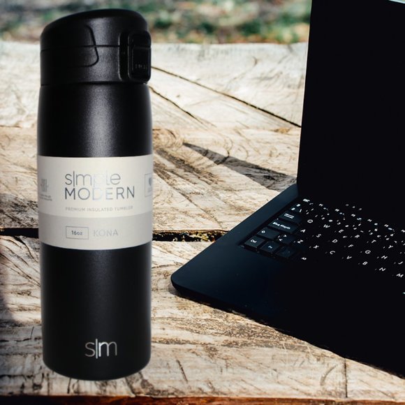 Simple Modern Other - Simple Modern Kona 16oz Travel Insulated Tumbler Coffee Mug w/ Flip Lid Black